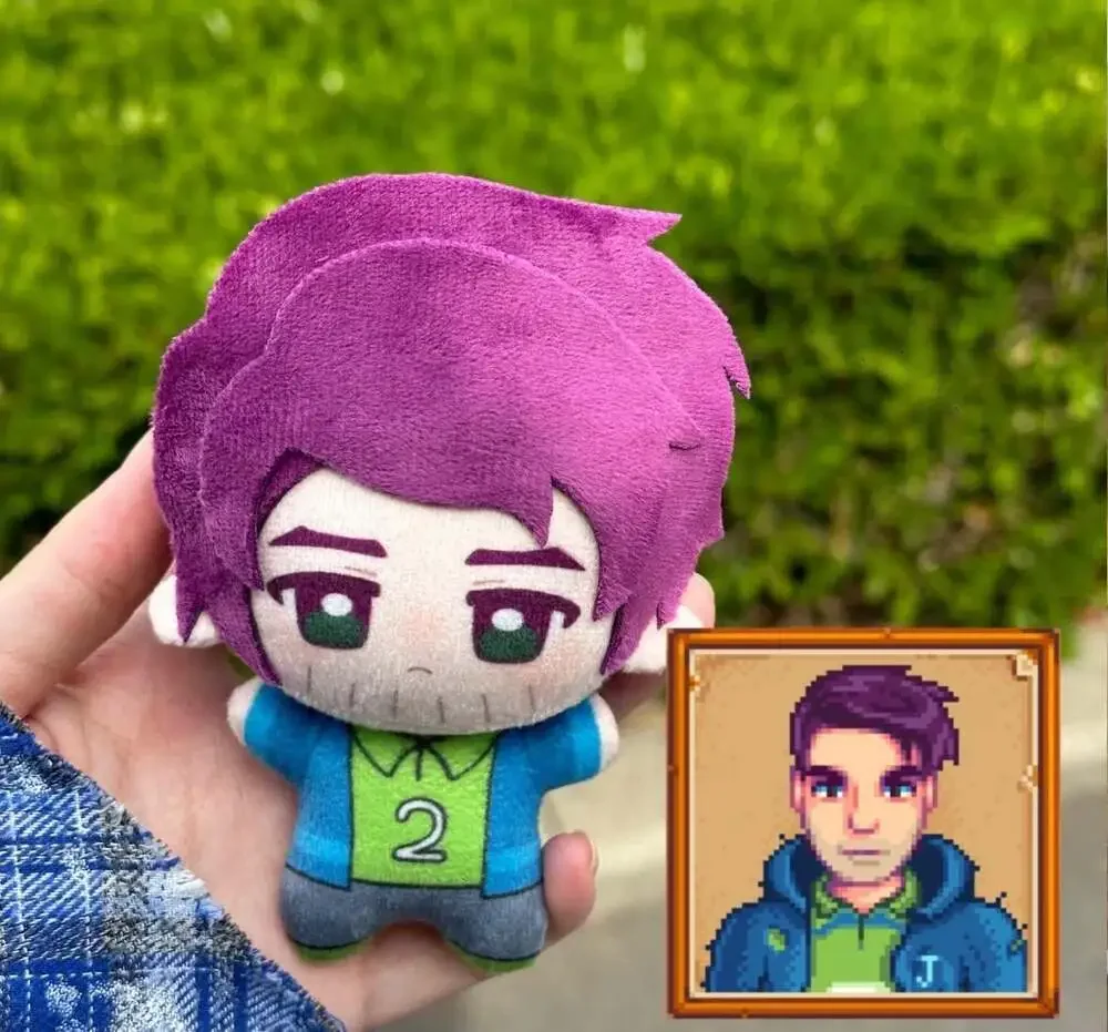 Stardew Valley 10Cm Plush,Stardew Valley Sebastian,Sam,Shane,Alex,Elliott,Abigai